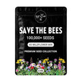 Package of 100,000 Wildflower Seeds - Save The Bees Wild Flower Seeds Collection - 45 Varieties of Pure Non-GMO Flower