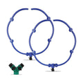 2Pcs 360° Tree Water System Tree Watering Ring 20 Inch Circle Sprinkler and Irrigation System Targeted Water with Y
