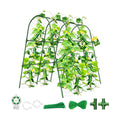 Cucumber Trellis for Raised Bed,U-Shape Garden Trellis for Climbing Plants Outdoor, Metal Arch Vegetables Trellis