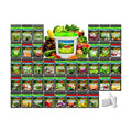 B&KM Farms 46,000+ Non-GMO Heirloom Seed Kit-40 Fruit & Vegetable Variety