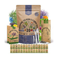 30 Medicinal Tea Herb & Flower Seeds Variety Pack - 13600+ Non-GMO Heirloom Flower Seeds for Outdoor & Indoor Garden