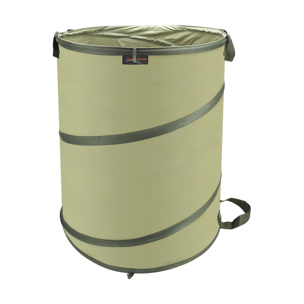 YUDI & GARDEN 45 Gallon Collapsible Garden Bag | Collapsible Trash Can, For Gardening Cleanup, Outdoor Activities