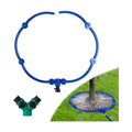 Apipi 20.5" 360° Ring Tree Water Sprinkler for Even Root Irrigation | Adjustable Circle Tree Watering with Y Hose