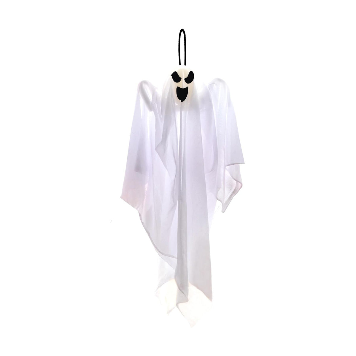 JOYIN 1 PC 27.5" Halloween Hanging Ghost Decorations Outdoor, Halloween Flying White Ghost Decor for Tree Front Yard Patio Lawn Garden, Haunted House Prop, Party Décor Outside