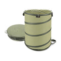 YUDI & GARDEN 45 Gallon Hard Bottom Collapsible Garden Bag | Heavy Duty Collapsible Trash Can for Collecting Weeds