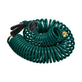 Coil Hose 50FT EVA Coil Garden Hose With 3/4'' Brass Connector Coiled Water Hose Lightweight And No Kink Includes 7