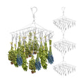 Herb Drying Rack for Drying Spices, Rustproof Dryer with 40 Hooks