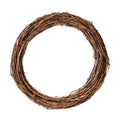 MALOKI 8 Inch Grapevine Wreaths DIY Plain Rattan Door Wreaths, Natural