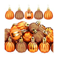 Colingmill 36 Pcs Fall Tree Ornaments, Glitter Pumpkin Hanging Ornaments