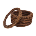 6 Pcs 12 Inch Natural Grapevine Wreath Set, Hand-Woven Vine Branch Wreaths for DIY Crafts, Christmas Decorations, Home & Event Styling
