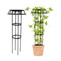Quibbay Garden Trellis for Climbing Plants Outdoor,41.3 Inch Mushroom Top Trellis for Climbing Plants, Rustproof Metal
