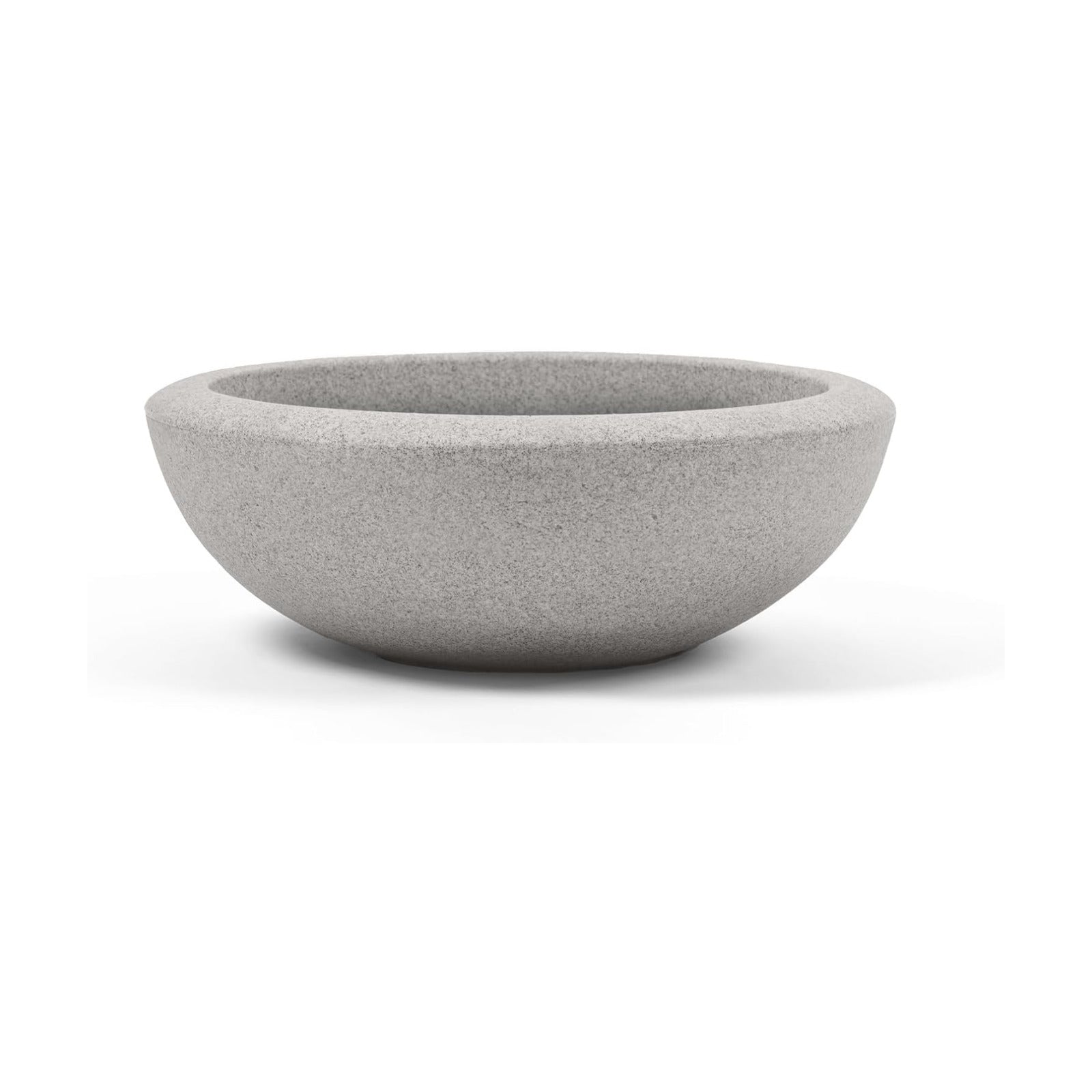 ARBORA 21" Santorini Bowl Planter - Lightweight Polyresin Outdoor Plant Pot | Lightweight with Stone-Like Look, UV +