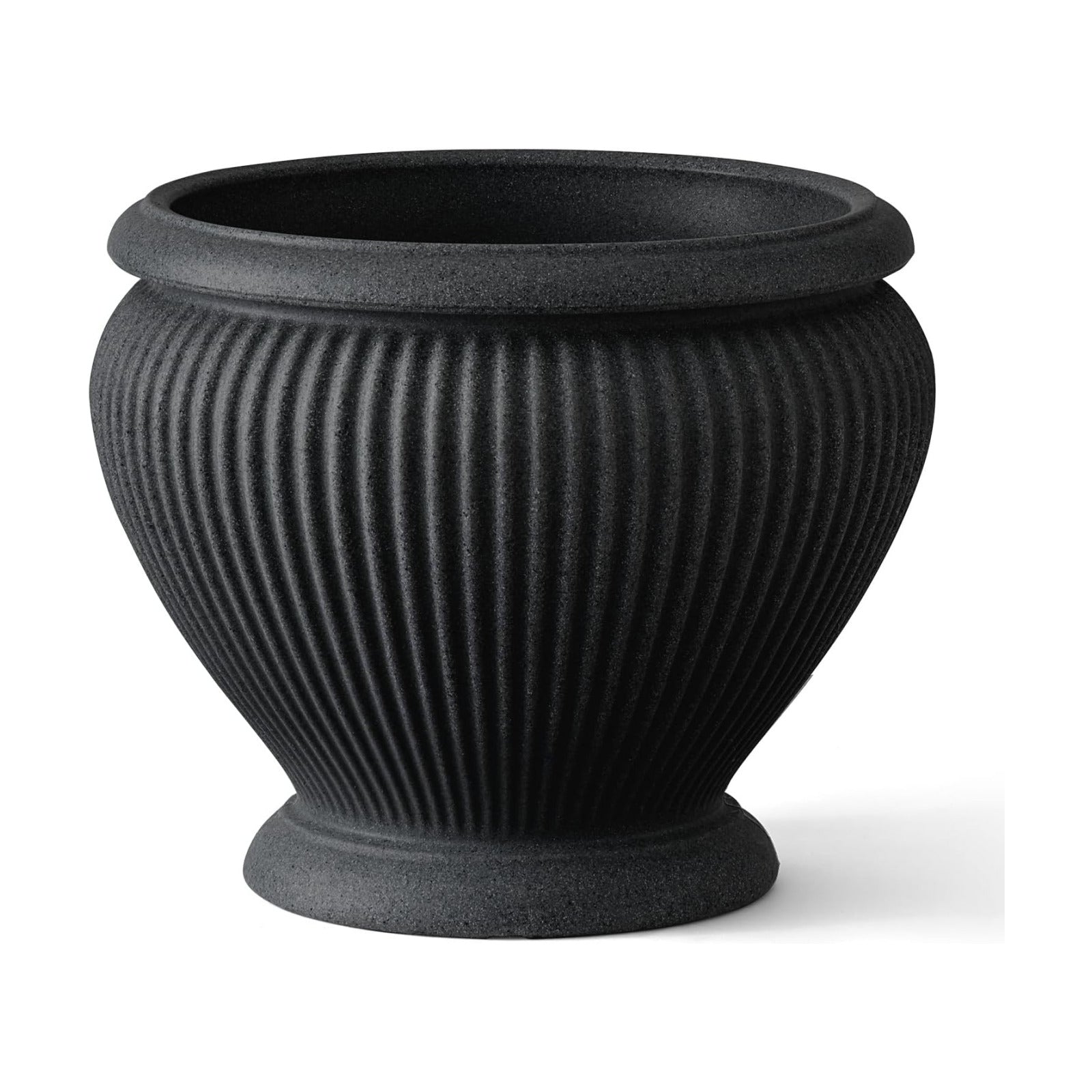 ARBORA 18" Cannes Urn Planter - Lightweight Polyresin Decorative Plant Pot | Lightweight with Stone-Like Look, UV +