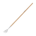 Berry&Bird Dutch Hoe, Stainless Steel Head with Wooden Handle Weeder, Women Heavy Duty Garden Tool for Weeding and