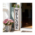 3D Outdoor Welcome Sign, 45"X9", Wood