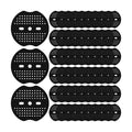 Gisafai 500 Pcs Landscape Staple Gasket for Weed Barrier, Black