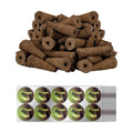 240pcs Hydroponics Seed Pod Kit: 120 Grow Sponges, 120 Pod Labels - Grow Anything Kit for Indoor Garden,Compatible with