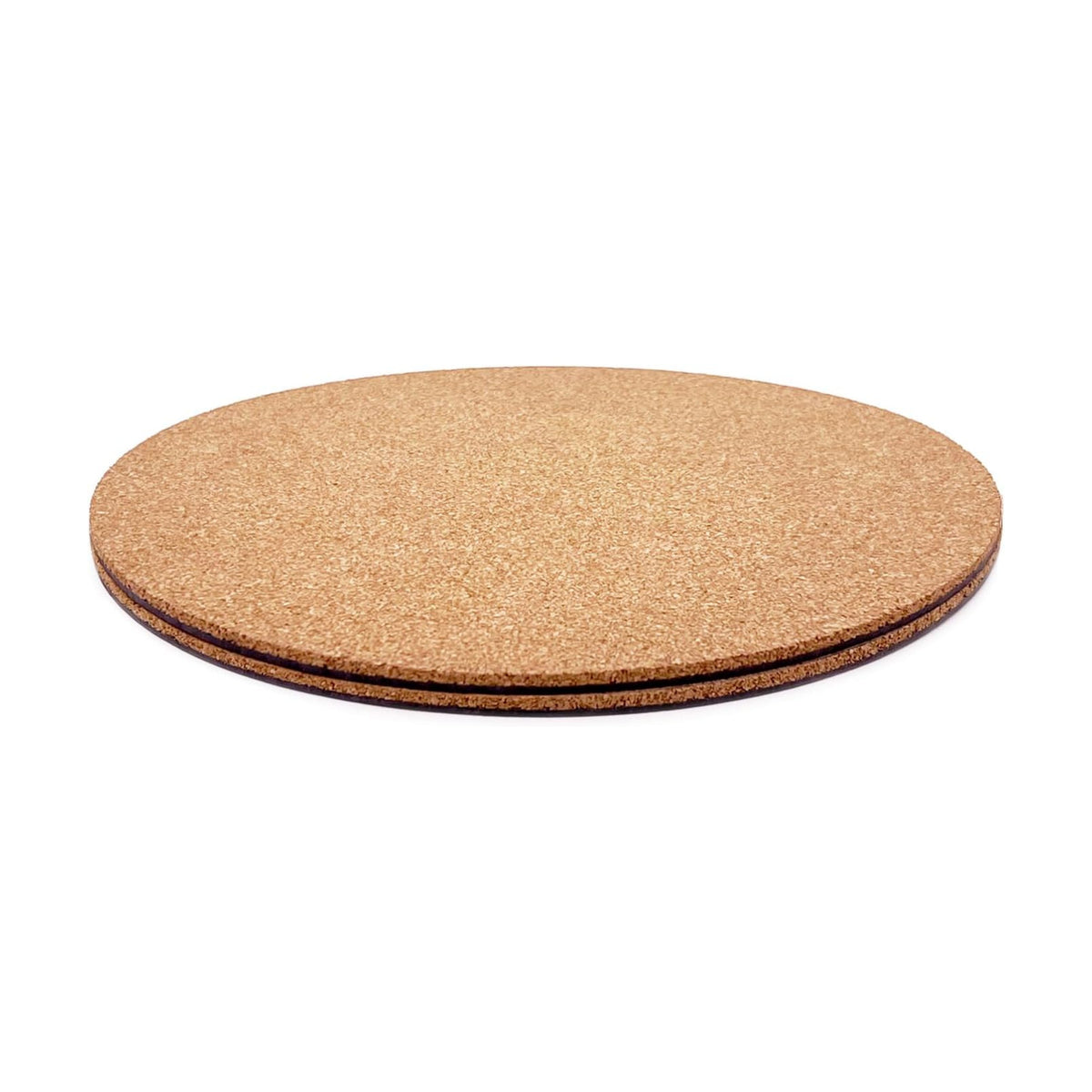 Cork Plant Coasters, Double Layers Cork Plant Mats, 12 Inch, 2 Pcs