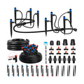 Drip Irrigation Kit for Garden, Quick-Connect Plant Watering System 150FT | Raised Bed Drip Line Kit, Greenhouse
