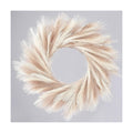 Sggvecsy Pampas Grass Wreath 26’’ Faux Pampas Wreath for All Seasons Artificial Pampas Wreath Christmas Decor Boho Wall Decor for Front Door Farmhouse Fall Autumn Xmas Spring Wreath Decoration (Mix)
