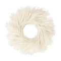 Sggvecsy Pampas Grass Wreath 26’’ Faux Pampas Wreath for All Seasons Artificial Pampas Wreath Christmas Decor Boho Wall Decor for Front Door Farmhouse Fall Autumn Xmas Spring Wreath Decoration (Biege)