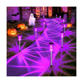 Halloween Solar Lights Outdoor 10 Pack LED Purple Pathway Lights