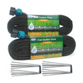 Hlinker 2026 Flat Soaker Hose 50 ft (25ft 2Packs) with Stake for Garden, Linkable Drip Hose Diy Automates Garden