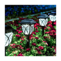 GIGALUMI 6 Pack Solar Lights Outdoor Waterproof, LED Solar Garden Lights