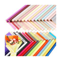 FF Sgdfc 300 Sheets Gold Edge Flower Wrapping Paper Waterproof Bouquet Packaging Paper Florist Bouquet Supplies for Wedding DIY Craft Gift Packing (30 Colors)
