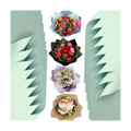 the florist Supply 20 Sheets Premium Flower Wrapping Paper | Waterproof Flower Wrapping Paper for Bouquets | Double Sided Floral Bouquet Sheets | DIY Gifts Colorblend Ocean Spray