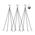garini 3 Pack, 23 Inch Hanging Baskets Chain, Hanging Chains with Hooks Flower Pot Chain Replacement Plant Hangers for Planters, Bird Feeders and Lanterns(Black)…