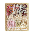 xin's convey DIY Natural Dried Flower Set for Vase, Bulk Boho Dried Flowers with Stems,Fall Decor, Mini Flower Arrangements.(Pink)