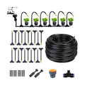 65FT Drip Irrigation System,Garden Watering Atomizing System with 20 Nozzles, Greenhouse Drip Irrigation for Yard