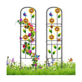 2 Pack Garden Trellis for Climbing Plants Outdoor, Metal Plant Trellis Vine Frame Support for Potted, Decoration Plant