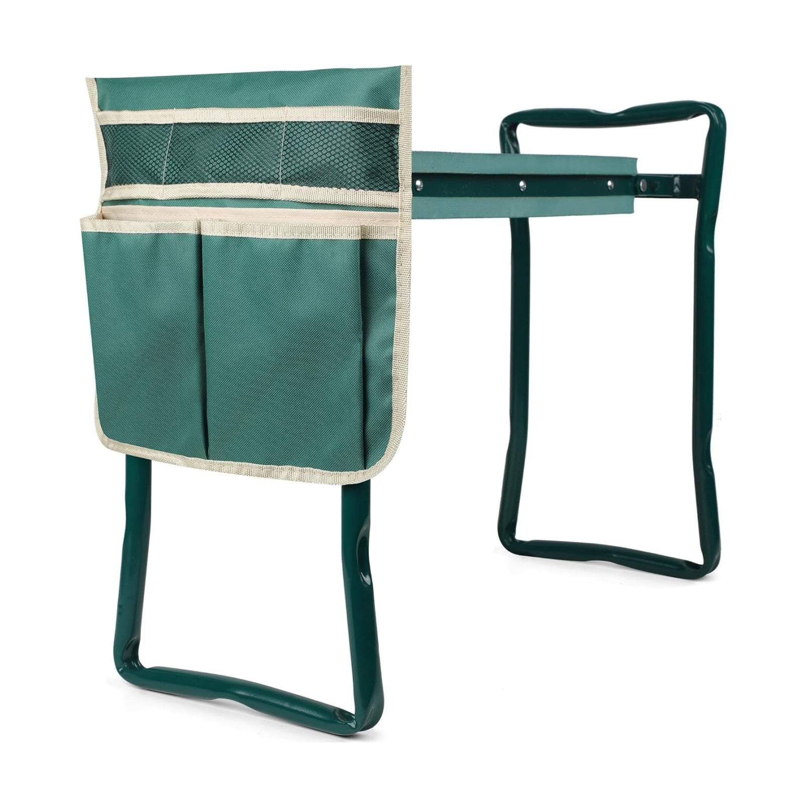 Garden Kneeler and Seat, Garden Bench for Kneeling and Sitting, Garden Stool and Kneeler with A Tool Pocket, Eva Soft
