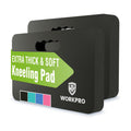 WORKPRO Extra Thick Kneeling Pad, 2 Pack, 17.5 x 11 x 1.5 in, Black | Soft NBR Foam Cushioning for Knee, Large Foam