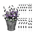 Cinnvoice 12 Pcs Halloween Plant Stakes Octopus Plant Stakes for Decoration
