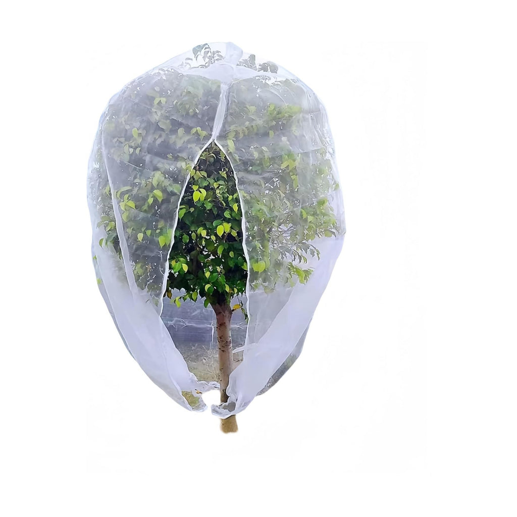 Large Fruit Tree Netting Bags 10FT x 10FT, Premium Garden Mesh Screen with Zippered Drawstring Design, Effective
