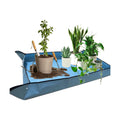 39"x 39" Large Repotting Mat, Thickened Foldable Gardening Mat, Blue
