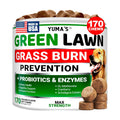 YUMA'S Dog Urine Neutralizer for Lawn - 170 Chews - Advanced Grass Green Savers for Dog Urine - Canine Pee Grass