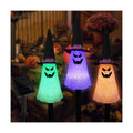 Ghost Solar Halloween Garden Decorations Outdoor, Solar Pathway Lights