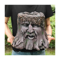 10''H Tree Face Planters Pots Head Planter Magnesium Oxide Head Face Planter Pot Tree Stump Face Flower Plant Pots for