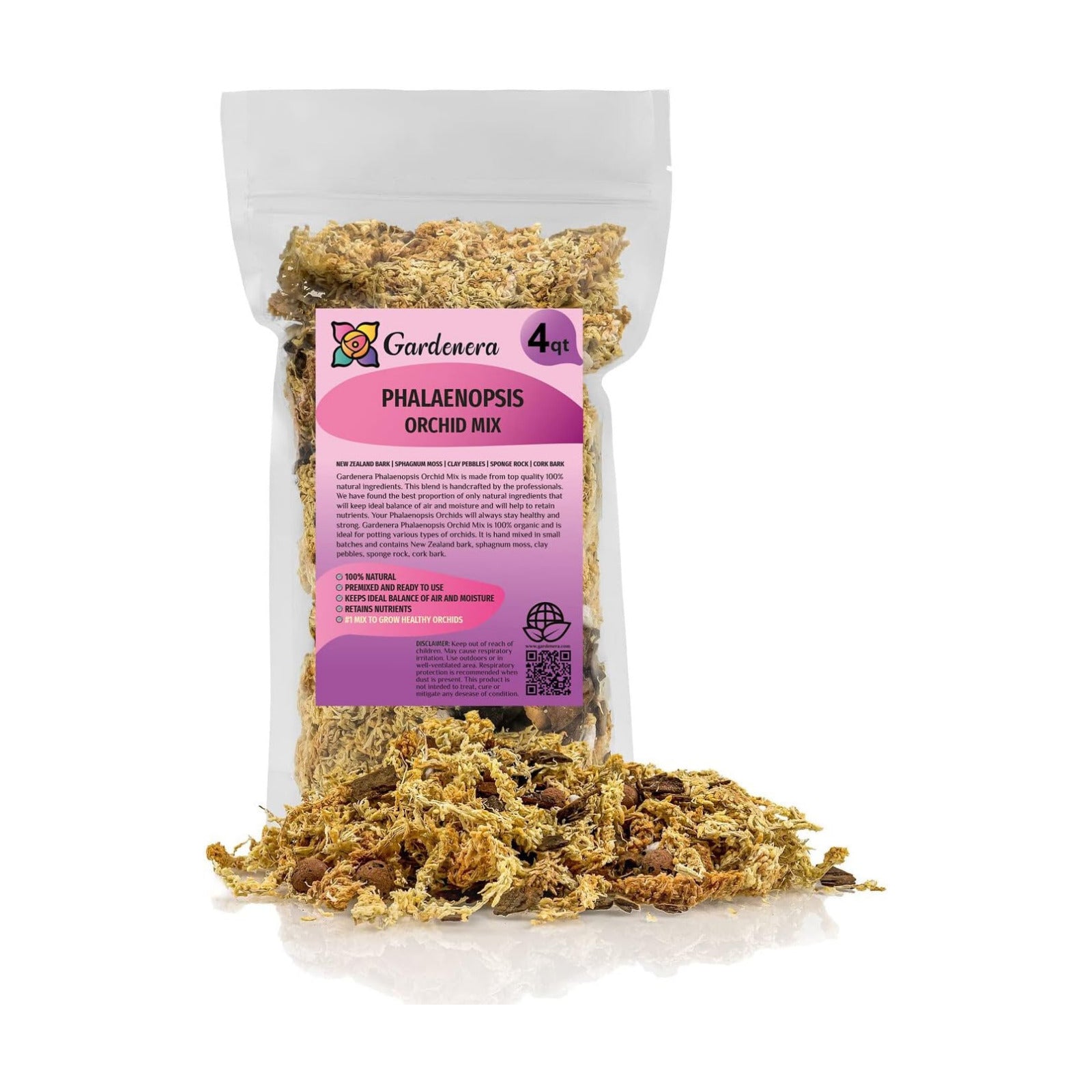 Premium Phalaenopsis Imperial Orchid Potting Mix - Hand Mixed in Small Batches | Great for Phalaenopsis of All Kinds