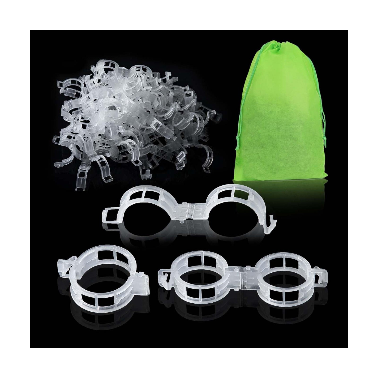 600pcs Plastic Plant Clips Reusable Garden Clips,Secured Plant Clips for Trellis&Vine Support Tomato Clips for Climbing