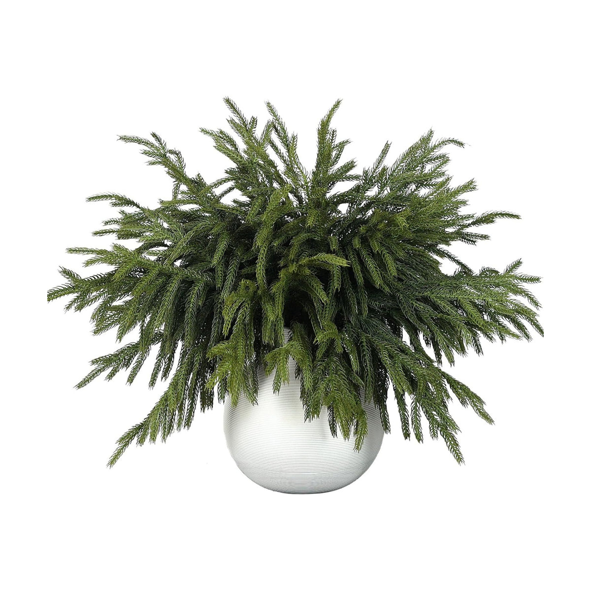 32Pcs 18"Lifelike Touch Artificial Norfolk Pine Branches for Vase Christmas