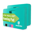 WORKPRO Extra Thick Kneeling Pad, 2 Pack, 17.5 x 11 x 1.5 in | Robin's Egg Blue, Soft NBR Foam Cushioning for Knee
