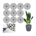 10 PCS Plant Riser for Pots In/Outdoor, Patio & Deck Floor Protector Flower Plant Stands 12 inch Adjustable Pot Risers