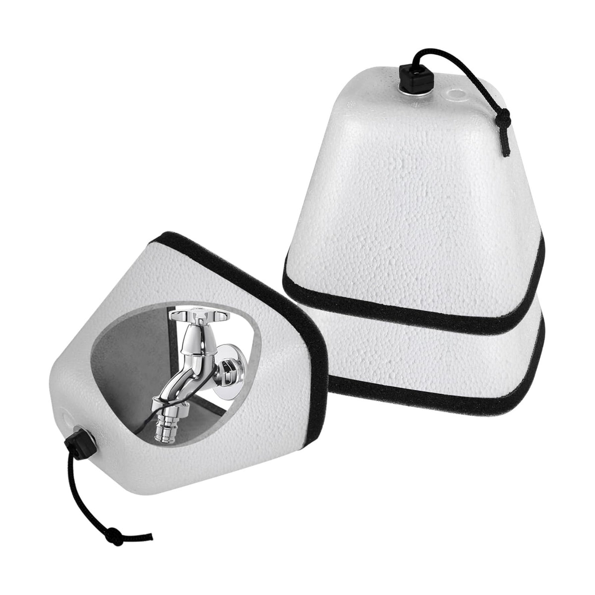 HEATIT Outdoor Faucet Cover 3 Pack, Foam Insulated Freeze Protector