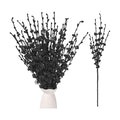 10Pcs 17.5" Black Artificial Jasmine Flowers Stem for Vase DIY Wreath Decor