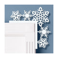 Yaocom 11.8 x 11.8 Metal Christmas Door Topper, Snowflake Door Frame Decor